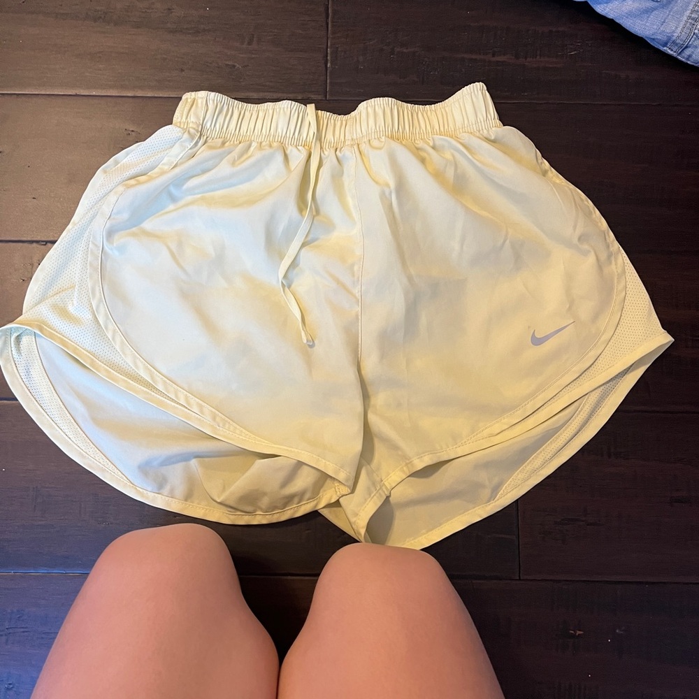 Nike Yellow Athletic Shorts